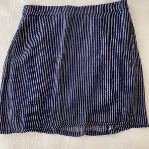 Joie striped subtle sequin miniskirt